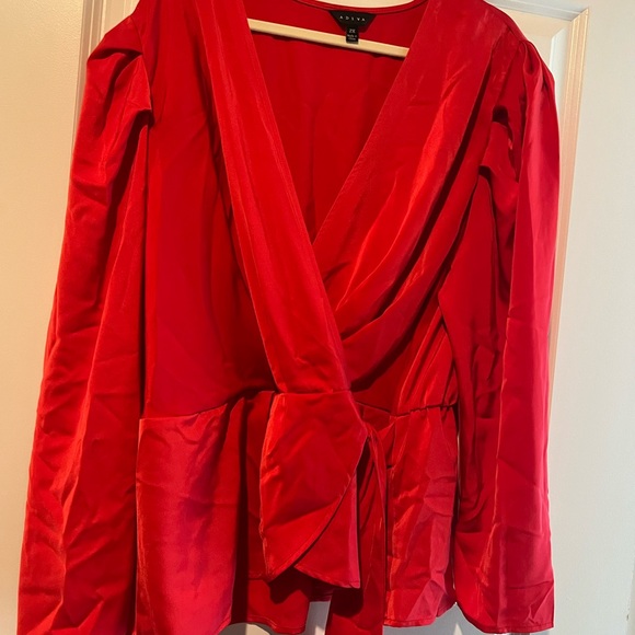 Adiva Vibrant Red Top - Picture 1 of 2